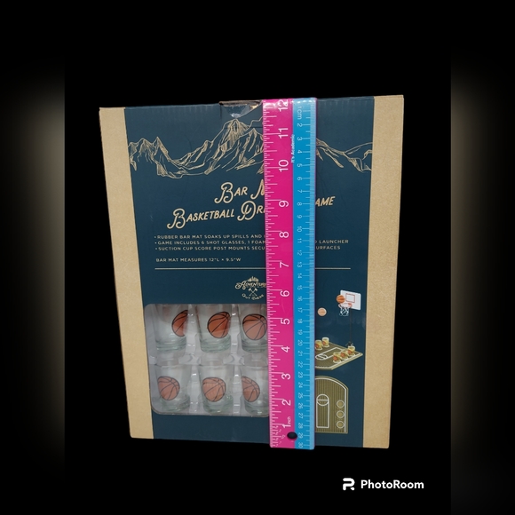 Adventure Out There Bar Mat Basketball Drinking Game NWT - Picture 7 of 7